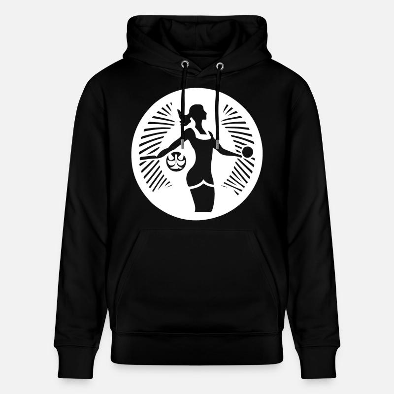 Joueur de volley-ball - Sweat à capuche bio CRUISER Stanley/Stella Unisexe - noir