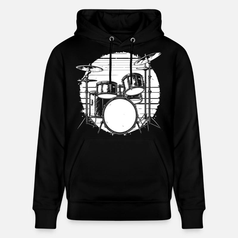 Percussion - Sweat à capuche bio CRUISER Stanley/Stella Unisexe - noir