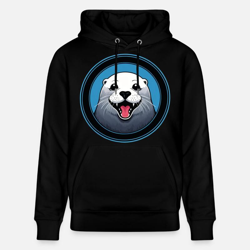 Sceau joyeux - Sweat à capuche bio CRUISER Stanley/Stella Unisexe - noir