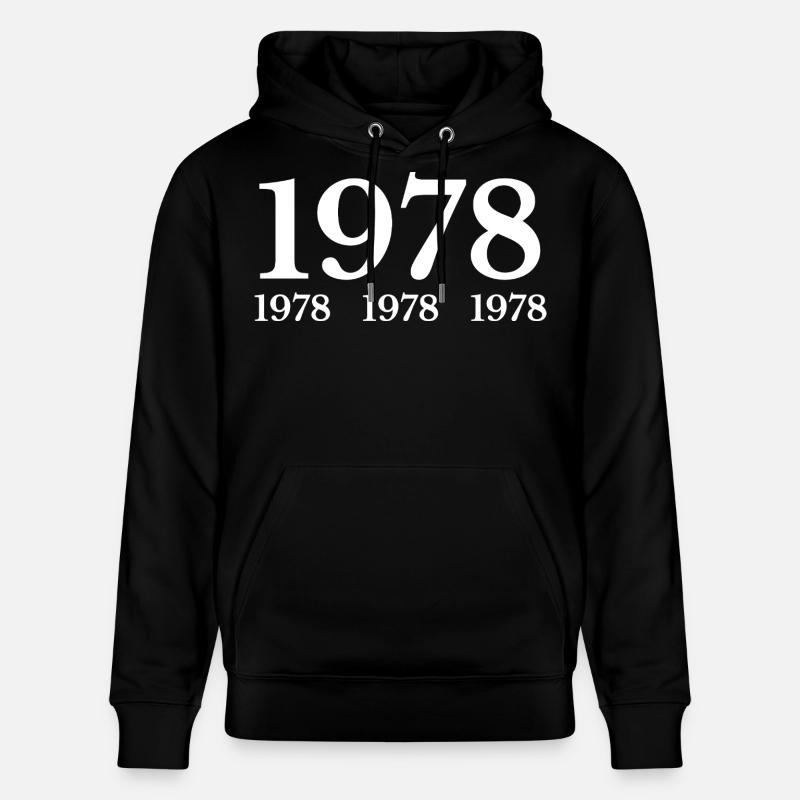 1978 - Sweat à capuche bio CRUISER Stanley/Stella Unisexe - noir