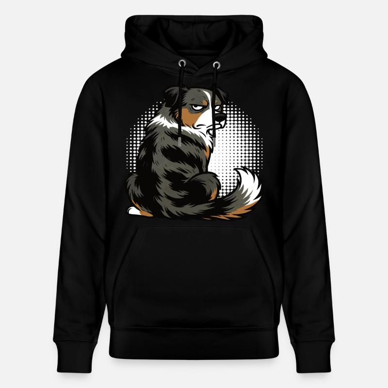 Berger australien Aussie Aussie Propriétaires Aussies - Sweat à capuche bio CRUISER Stanley/Stella Unisexe - noir