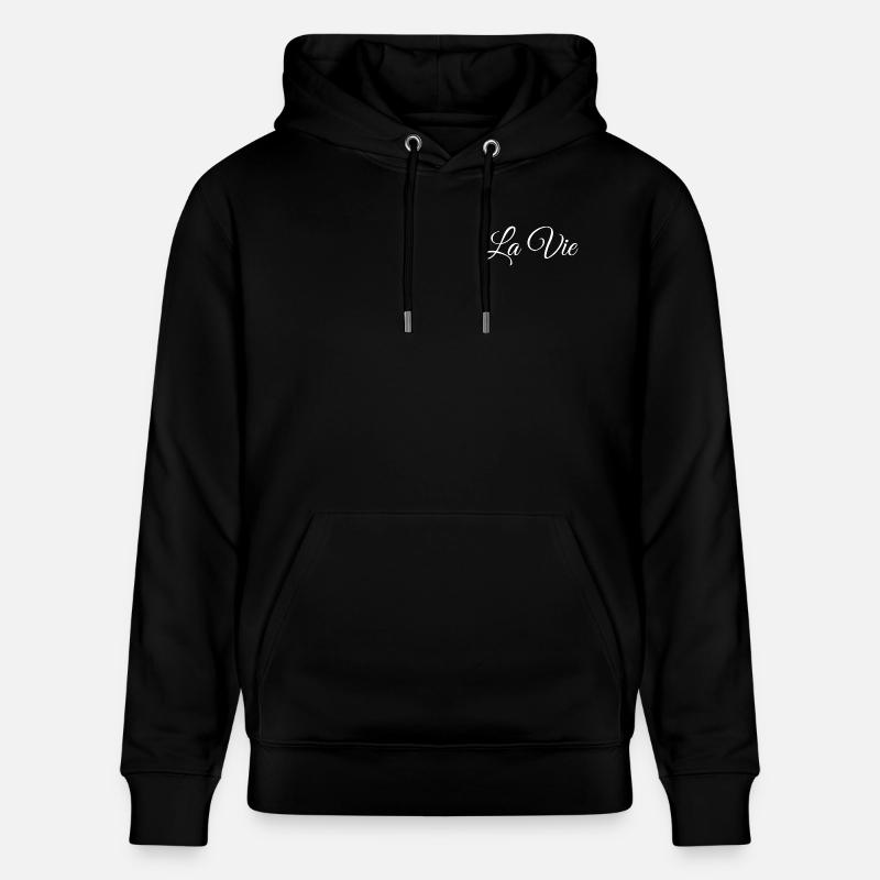Collection "La Vie" – L’instant présent - Sweat à capuche bio CRUISER Stanley/Stella Unisexe - noir