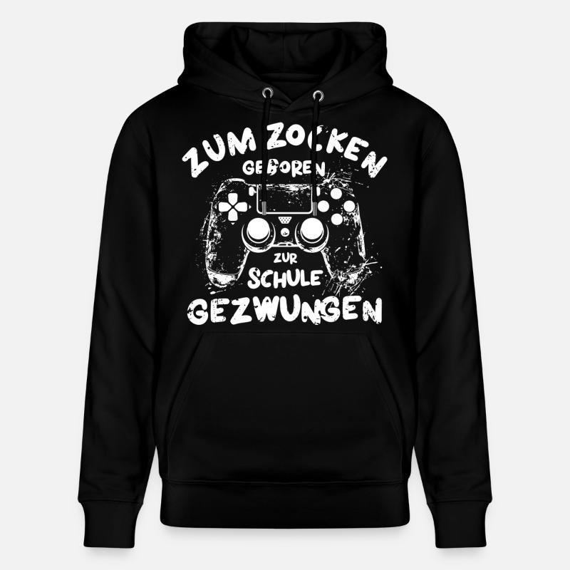 Computerfreak Zocker Gamershirt Hacker - Stanley/Stella Unisex Bio-Hoodie CRUISER  - Schwarz