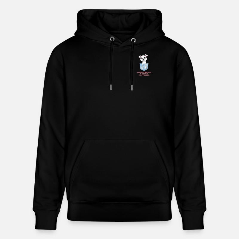 Always Carry a Little Happiness - Sweat à capuche bio CRUISER Stanley/Stella Unisexe - noir