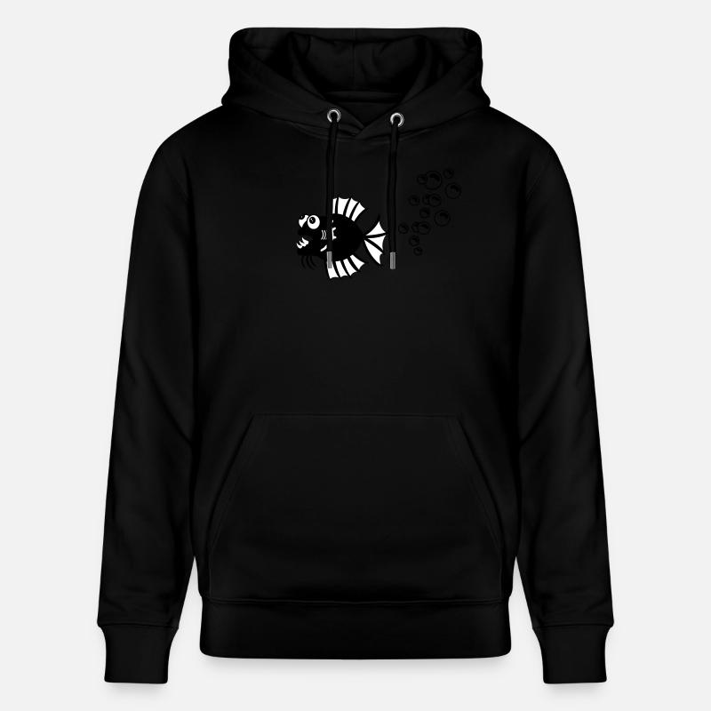 Bulles / Bubbles (C, 1c) - Sweat à capuche bio CRUISER Stanley/Stella Unisexe - noir