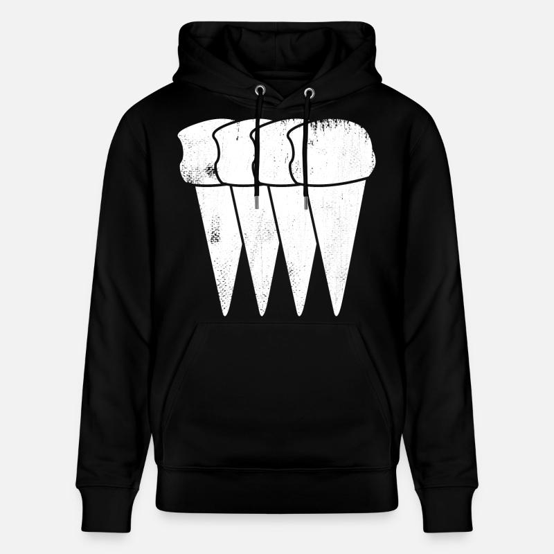 Eiswaffeln - Stanley/Stella Unisex Bio-Hoodie CRUISER  - Schwarz