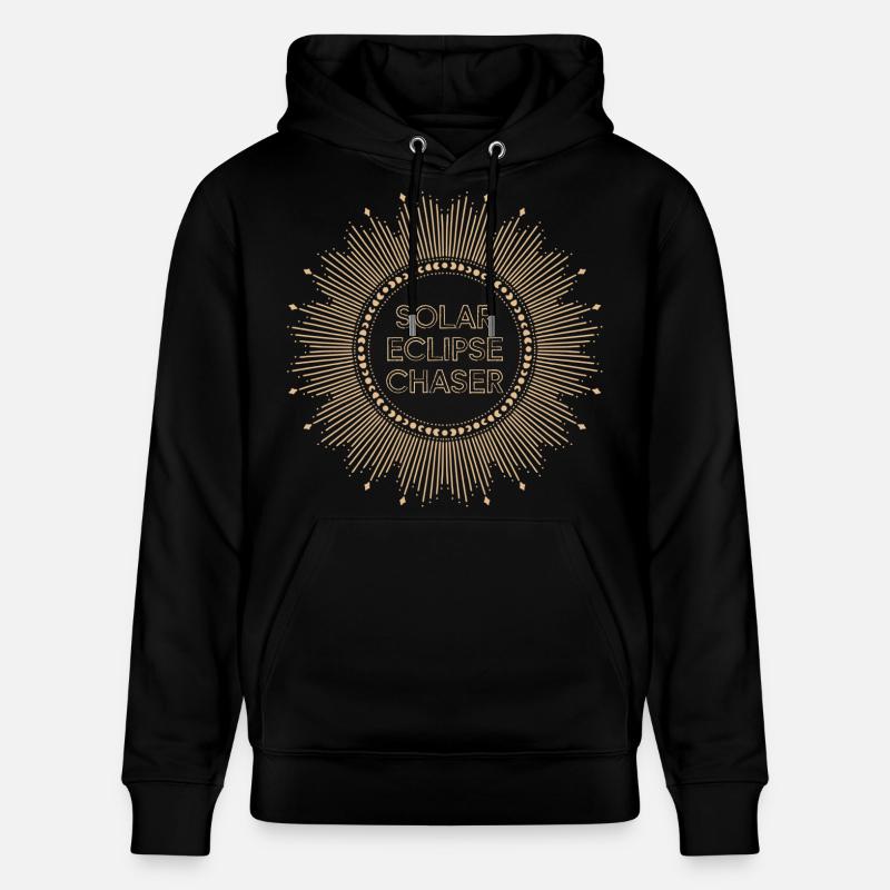 Solar eclipse chaser - Stanley/Stella Unisex Bio-Hoodie CRUISER  - Schwarz