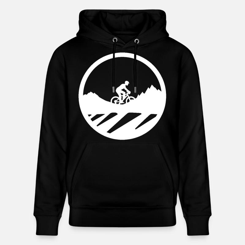 Graphismes de VTT - Sweat à capuche bio CRUISER Stanley/Stella Unisexe - noir