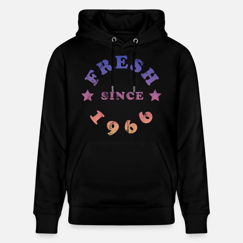 Millésime 1966 - Sweat à capuche bio CRUISER Stanley/Stella Unisexe - noir