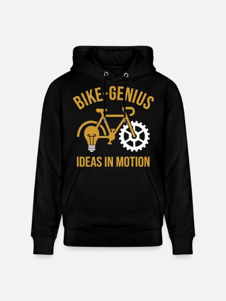 Ideas in Motion Bicycle - Stanley/Stella CRUISER Unisex Organic Hoodie - black