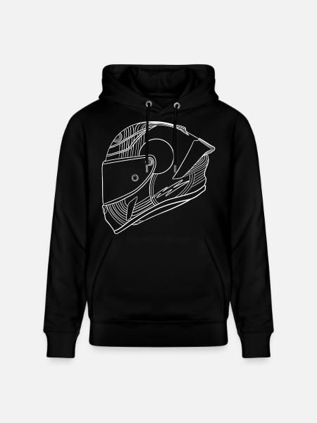 Casque Weis - Sweat à capuche bio CRUISER Stanley/Stella Unisexe - noir