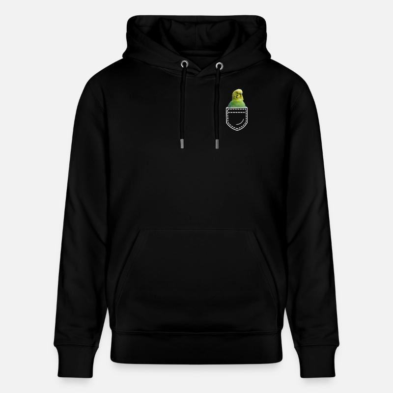 Perruche oiseau - Sweat à capuche bio CRUISER Stanley/Stella Unisexe - noir