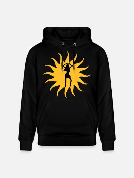 Danse du soleil fille - Sweat à capuche bio CRUISER Stanley/Stella Unisexe - noir