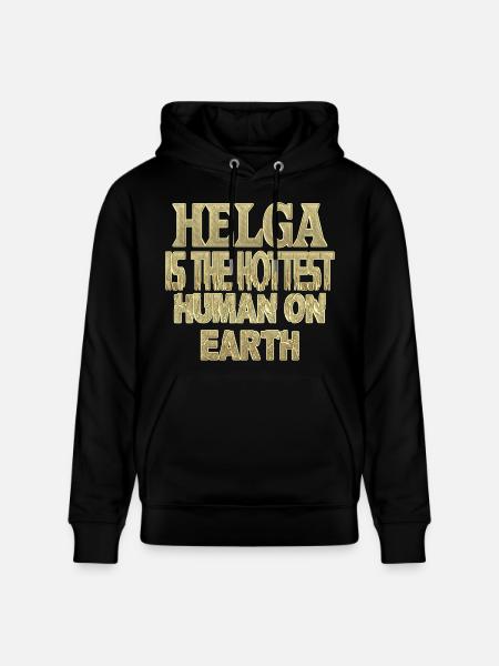 Helga - Stanley/Stella CRUISER Unisex Organic Hoodie - black