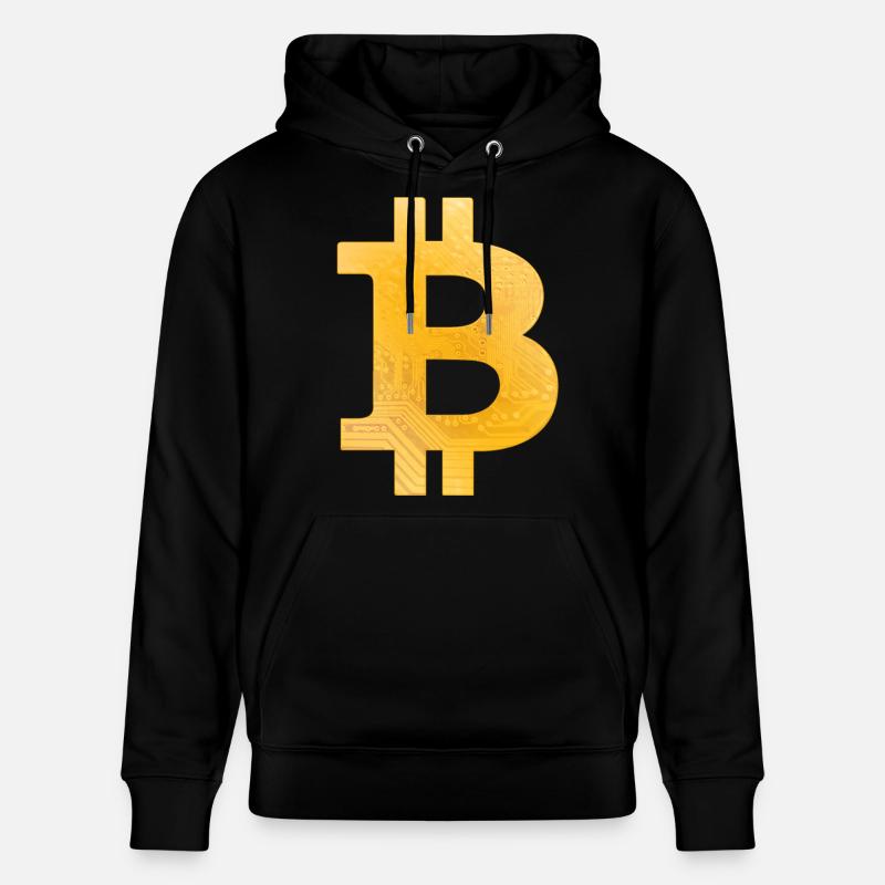 Bitcoin - Sweat à capuche bio CRUISER Stanley/Stella Unisexe - noir