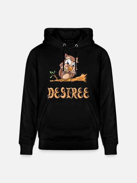 Chouette Désirée - Sweat à capuche bio CRUISER Stanley/Stella Unisexe - noir