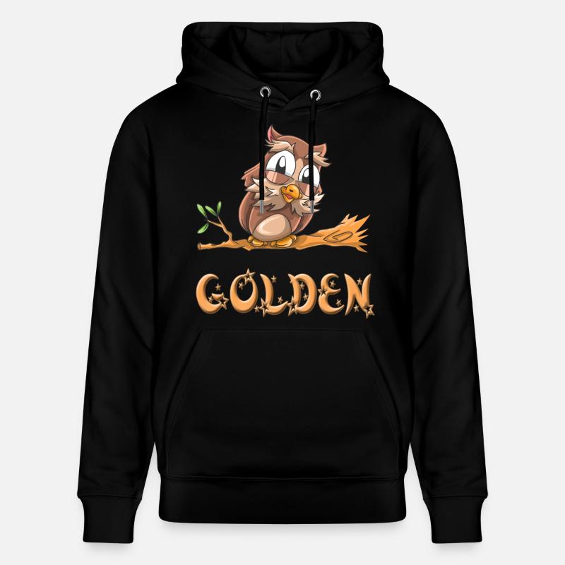 Chouette d'or - Sweat à capuche bio CRUISER Stanley/Stella Unisexe - noir