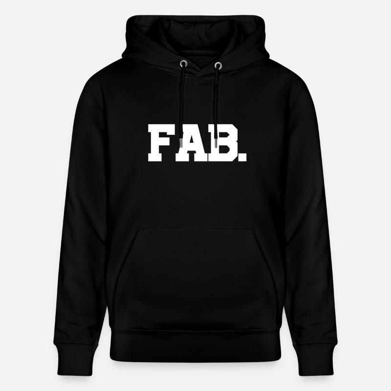 FAB. - Sweat à capuche bio CRUISER Stanley/Stella Unisexe - noir