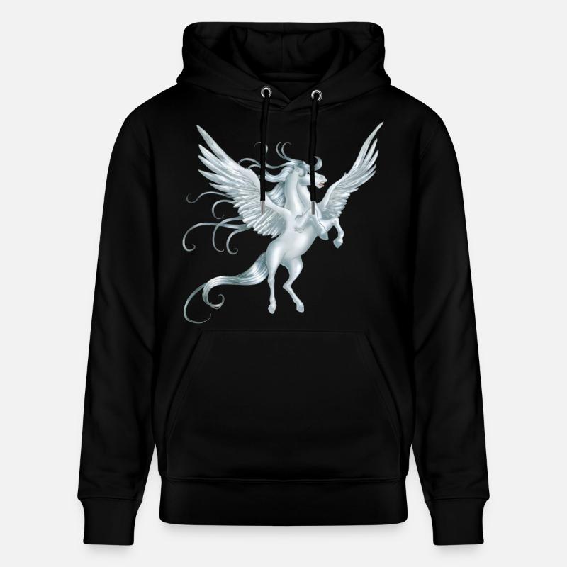 Pegasus aux ailes déployées - Sweat à capuche bio CRUISER Stanley/Stella Unisexe - noir