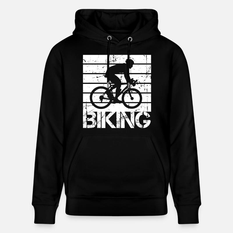 cyclisme - Sweat à capuche bio CRUISER Stanley/Stella Unisexe - noir