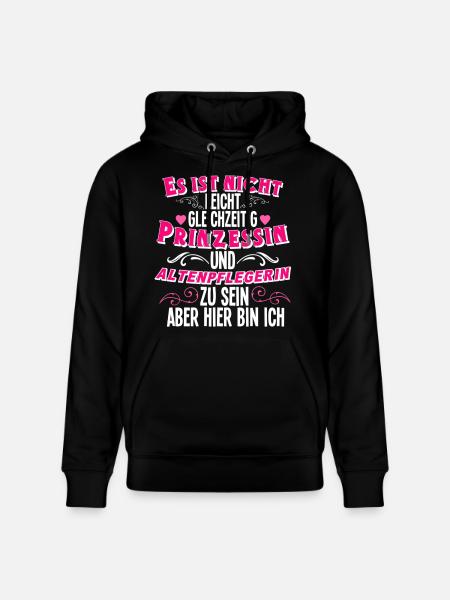 Altenpflegerin - Stanley/Stella Unisex Bio-Hoodie CRUISER  - Schwarz