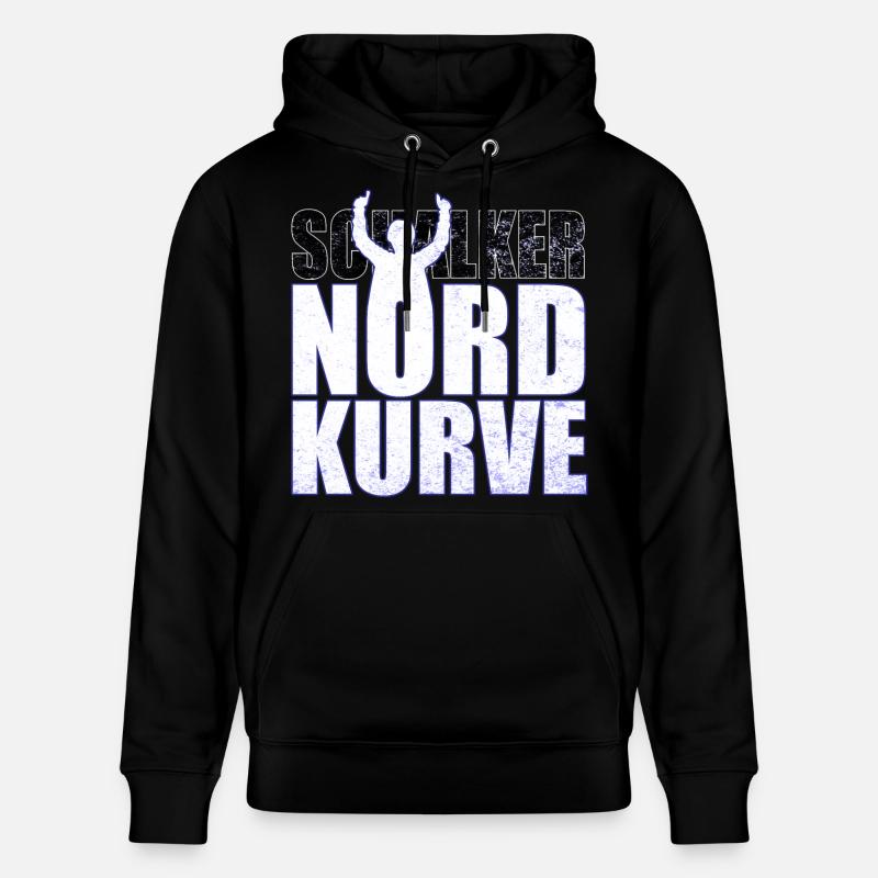 Schalke Nordkurve lettrage idée cadeau - Sweat à capuche bio CRUISER Stanley/Stella Unisexe - noir