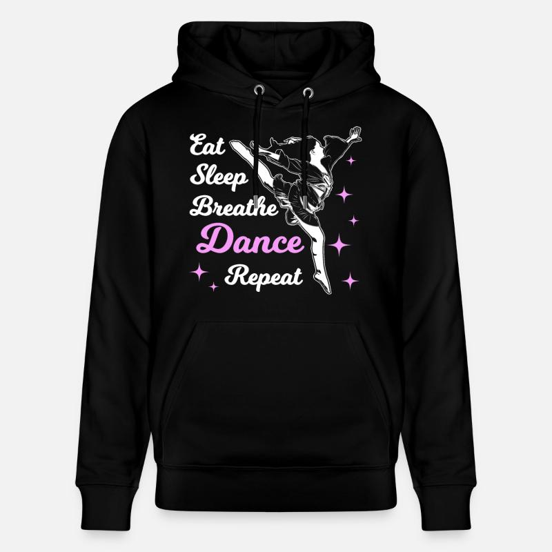 Eat Sleep Dance - Sweat à capuche bio CRUISER Stanley/Stella Unisexe - noir