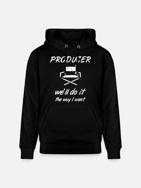 Videoproduzent - Stanley/Stella Unisex Bio-Hoodie CRUISER - Schwarz