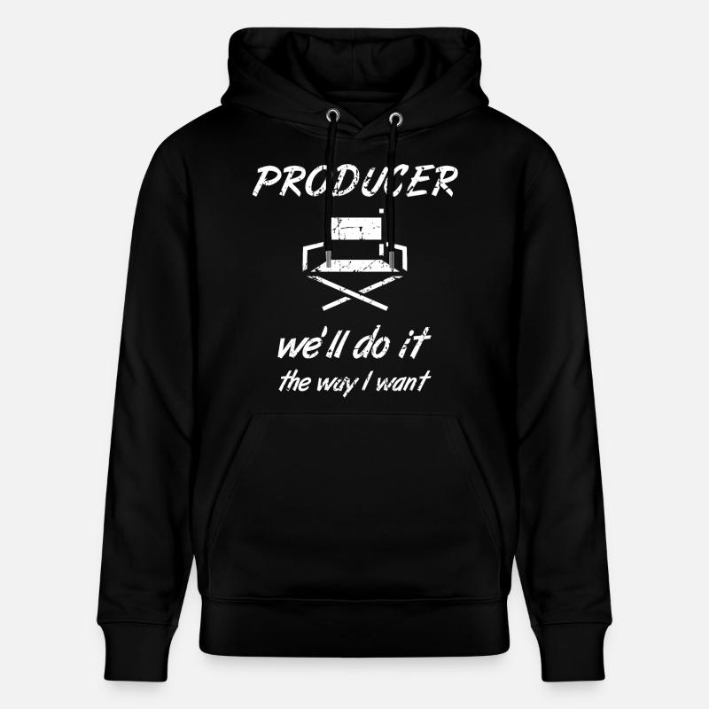 Videoproduzent - Stanley/Stella Unisex Bio-Hoodie CRUISER  - Schwarz