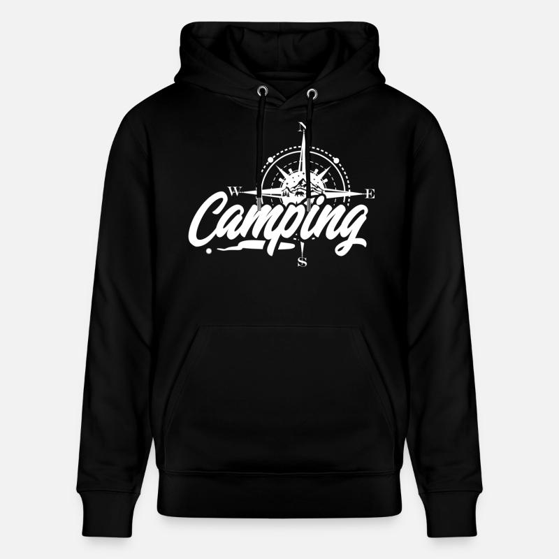 Camping - Stanley/Stella Unisex Bio-Hoodie CRUISER  - Schwarz