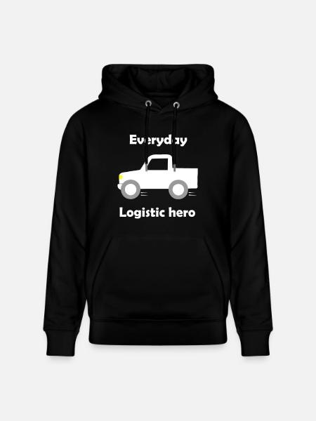 Logistics and transport - Stanley/Stella CRUISER Unisex Organic Hoodie - black
