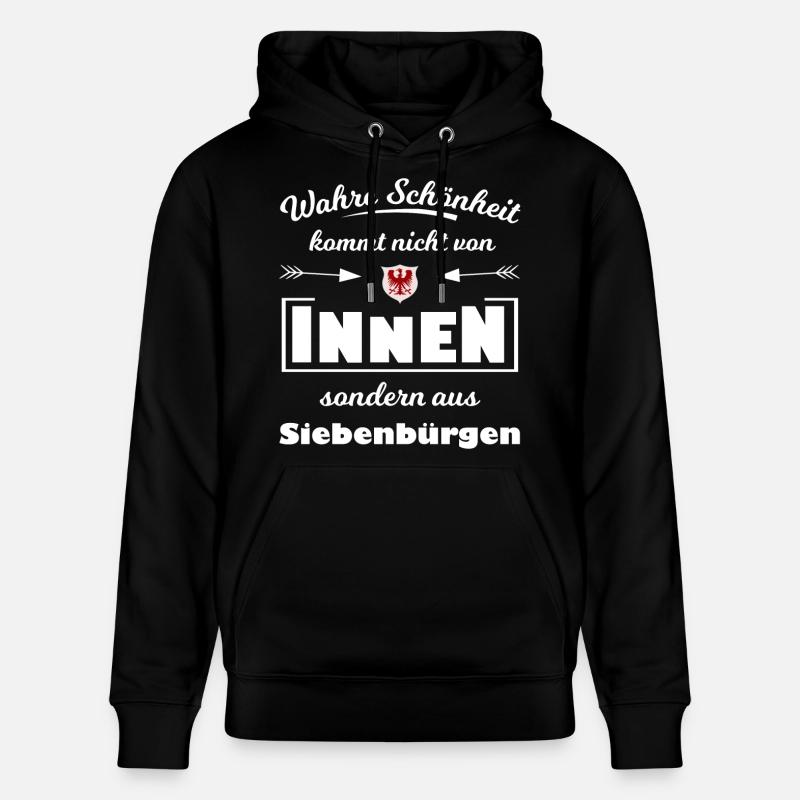 Siebenbürgen - Stanley/Stella Unisex Bio-Hoodie CRUISER  - Schwarz