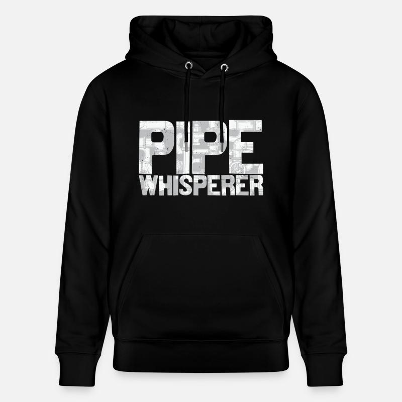 Plombier Design Pipe Whisperer - Sweat à capuche bio CRUISER Stanley/Stella Unisexe - noir