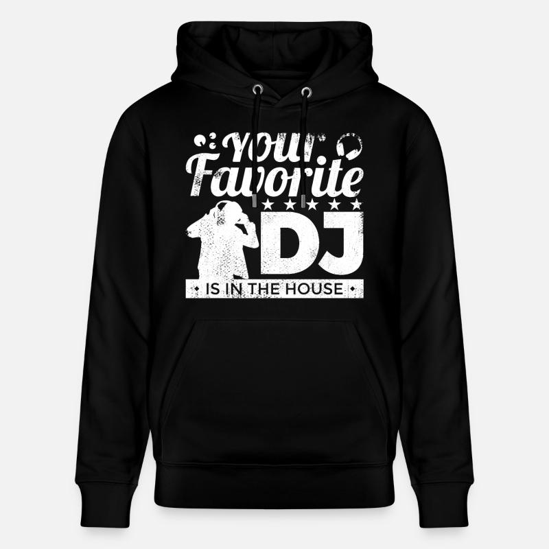 DJ préféré - Sweat à capuche bio CRUISER Stanley/Stella Unisexe - noir