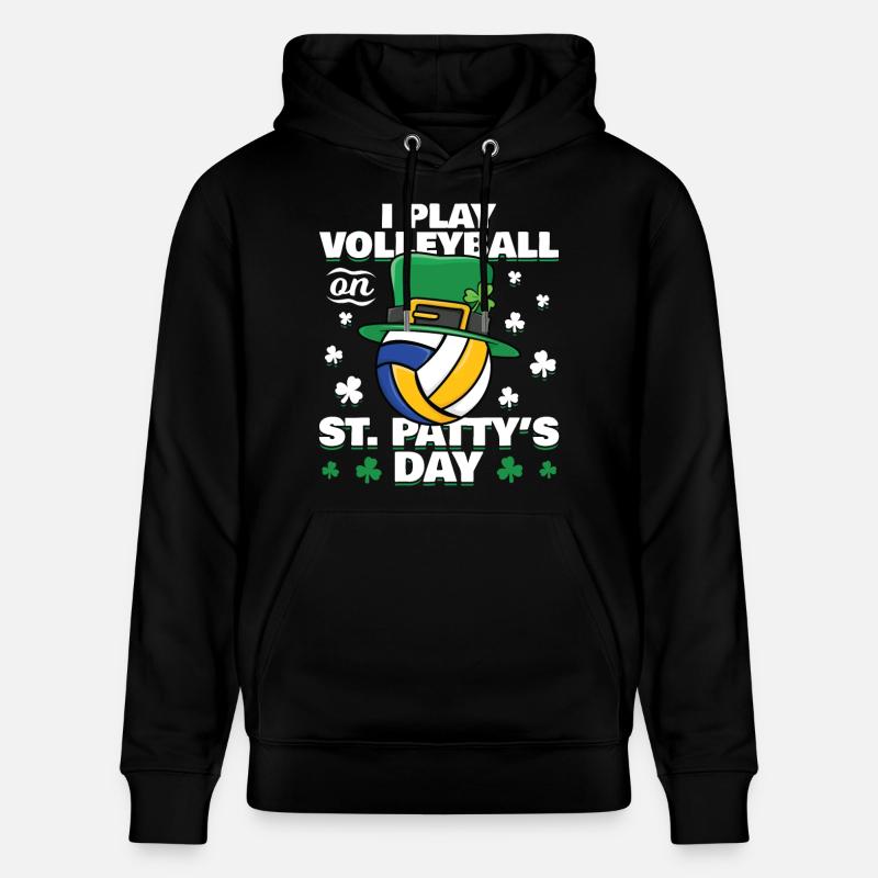 Volleyball de la Saint-Patrick - Sweat à capuche bio CRUISER Stanley/Stella Unisexe - noir