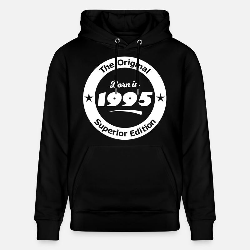 Année de naissance 1995 - Sweat à capuche bio CRUISER Stanley/Stella Unisexe - noir