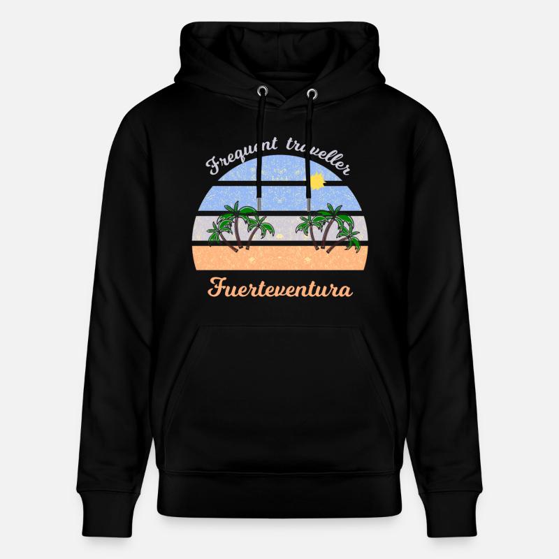 Fuerteventura Vacances - Sweat à capuche bio CRUISER Stanley/Stella Unisexe - noir