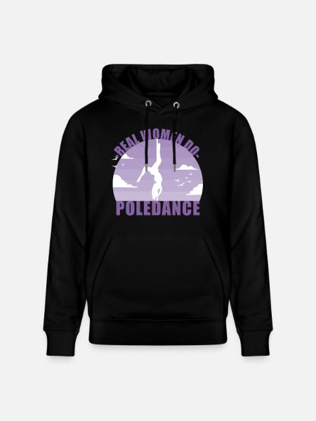 Pole Dance Dancer Poledancing Pole Gift - Sweat à capuche bio CRUISER Stanley/Stella Unisexe - noir