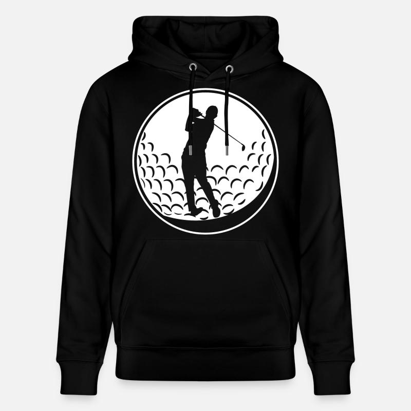 Balle de golf - Sweat à capuche bio CRUISER Stanley/Stella Unisexe - noir