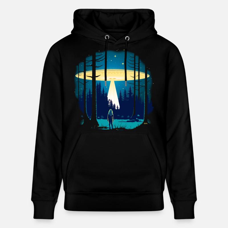 Soucoupe Volante - Sweat à capuche bio CRUISER Stanley/Stella Unisexe - noir