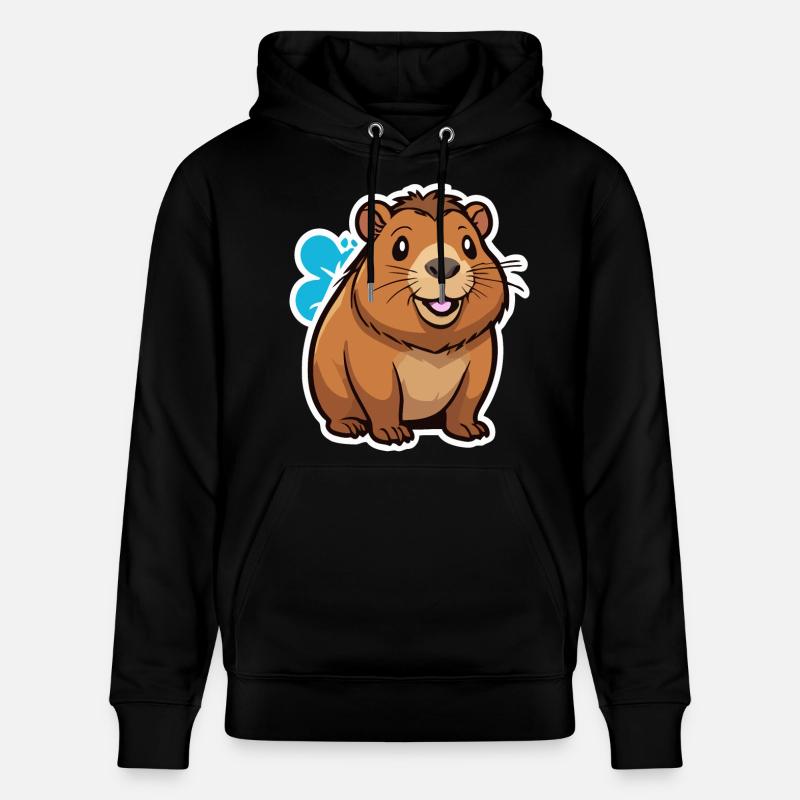 Capybara - Sweat à capuche bio CRUISER Stanley/Stella Unisexe - noir