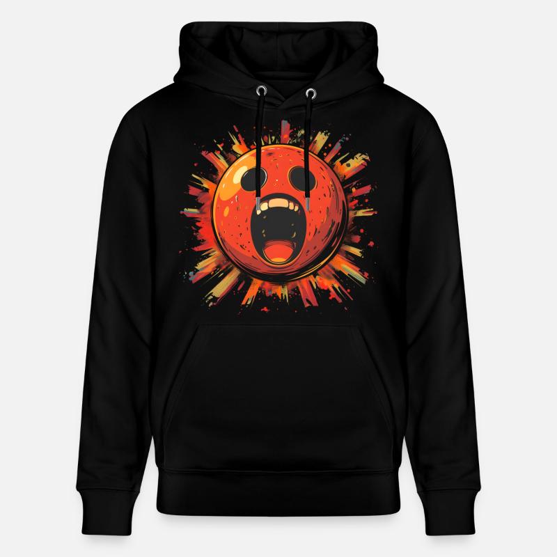 Boule de bowling effrayante - Sweat à capuche bio CRUISER Stanley/Stella Unisexe - noir