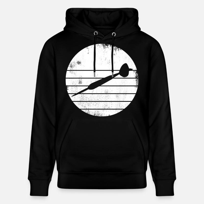 Croquis de fléchettes - Sweat à capuche bio CRUISER Stanley/Stella Unisexe - noir