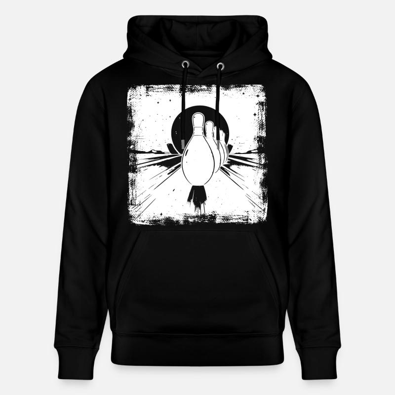 Quilles de bowling - Sweat à capuche bio CRUISER Stanley/Stella Unisexe - noir