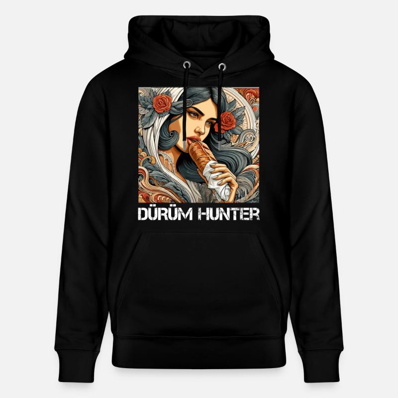 Dürüm Hunter Kebab Cadeau - Sweat à capuche bio CRUISER Stanley/Stella Unisexe - noir