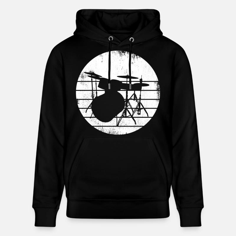 Percussion - Sweat à capuche bio CRUISER Stanley/Stella Unisexe - noir