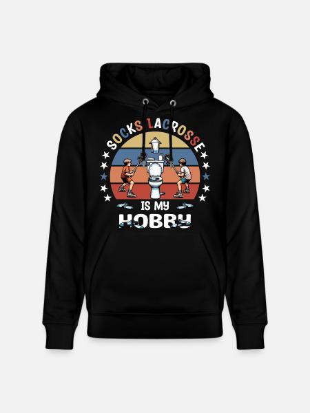 Socks Lacrosse - Stanley/Stella CRUISER Unisex Organic Hoodie - black