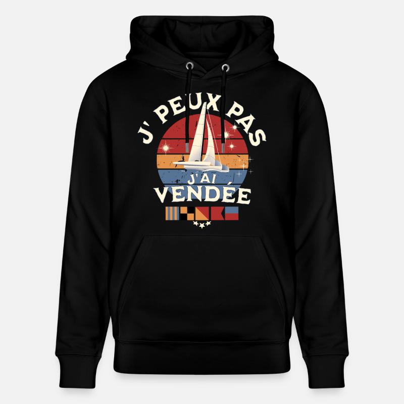 J'peux pas j'ai Vendée Glb - Sweat à capuche bio CRUISER Stanley/Stella Unisexe - noir