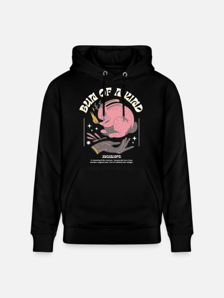 Jackalope mystique – Unique et magique - Sweat à capuche bio CRUISER Stanley/Stella Unisexe - noir