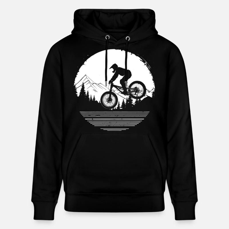 Amateurs de VTT - Sweat à capuche bio CRUISER Stanley/Stella Unisexe - noir